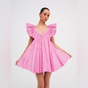 NWOT For Love & Lemons Clementine Mini Dress